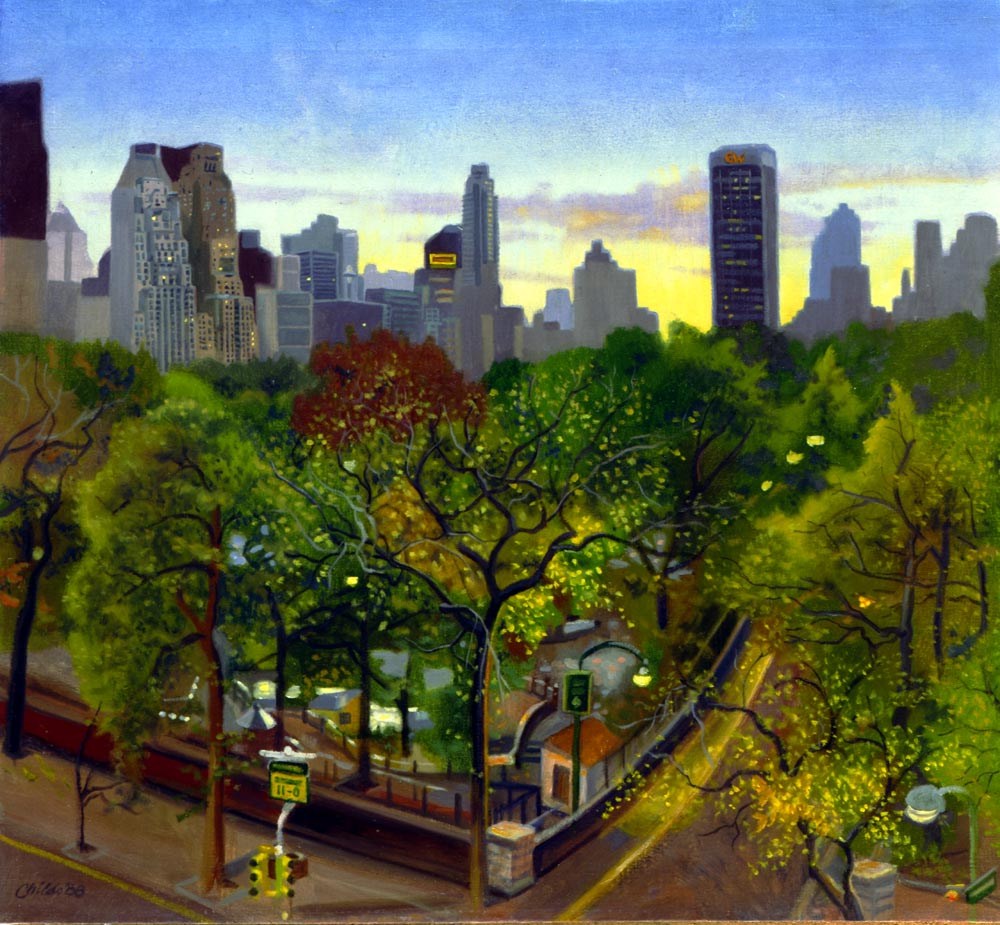 James Childs Central Park Twlight